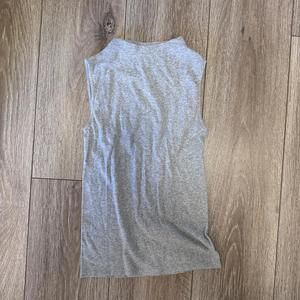 Everlane Gray Mock Neck Tank
